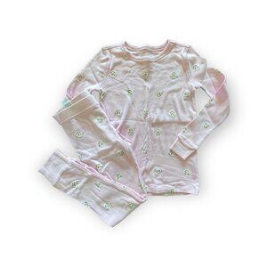 Crewcuts Pink Snowman Pajamas